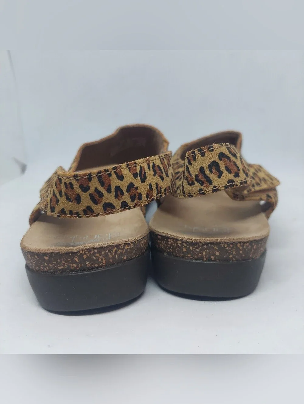 Dansko Reece Sandals Animal Print Leather Thong Slide Womens Size EU 37 US 6.5-7